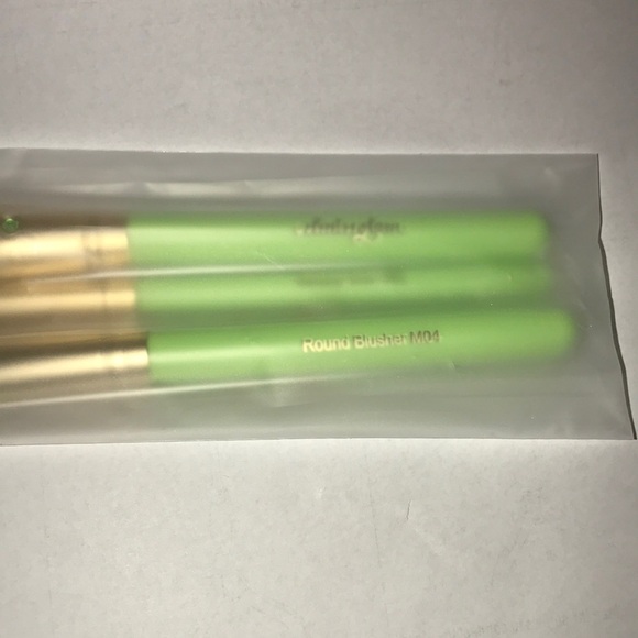 SLMISSGLAM 3piece Green Brush Set new - Picture 3 of 4
